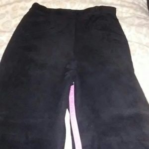 Suede pants